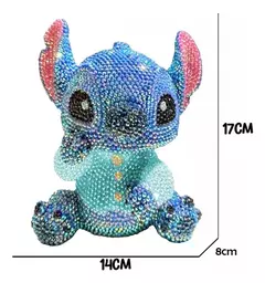 Alcancía Stitch Diamond Pedreria Diy Kawaii Regalo Manualidades - tienda en línea