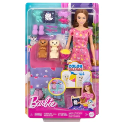 Barbie Fiesta De Pijamas Con Perritos Multicolor - comprar en línea
