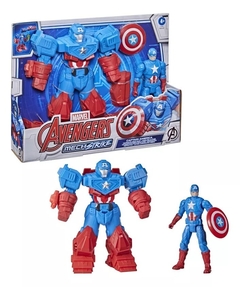 Figura Marvel Avengers Mech Strike - Capitán América 4 en internet