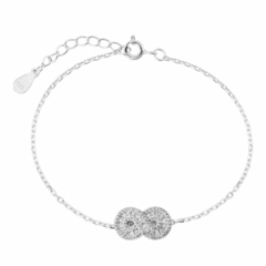 Pulseira Infinito - Cravejada