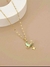 1 collar con colgante en forma de luna de acero inoxidable adornado con diamantes de imitación - comprar en línea