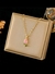 1 pieza de collar con colgante de una flor rosa brillante - ósea