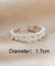 Anillo de Plata con Diseño de Corazones