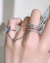 Anillo Doble con Diseño de Mariposa y Cadena en internet