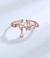 Anillo de Plata con Diseño de Nota Musical y Flor