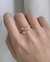 Anillo de Plata con Diseño de Nota Musical y Flor - ósea