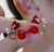 Aretes elegantes con forma de tulipanes