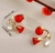 Aretes elegantes con forma de tulipanes - comprar en línea