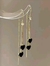 Aretes de corazones negros en internet