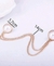 Mancuernillas de Perlas Conectadas con Cadenas en internet