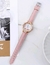 Reloj con Correa Rosa con detalles en diamante