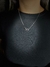 Collar corazón doble