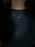 Collar corazón plateado