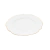 Conjunto 6 Pratos para Sobremesa de Porcelana Maldivas com Fio Prata 21cm - Wolff - comprar online