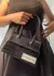 Cartera Negra Croco Camila - comprar online