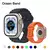 Silicone Ocean Strap para Apple Watch Ultra Band 49mm Pulseiras para IWatch Seri