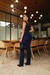 Conjunto de Calça c/ Cropped Alfaiataria - Florana Moda Feminina 