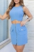 Conjunto De Saia C/ Zíper Frontal - Florana Moda Feminina 