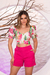 Conjunto de Bermuda c/ Cropped Estampado - comprar online