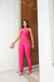 Conjunto De Calça e Cropped Alfaiataria De Amarrar