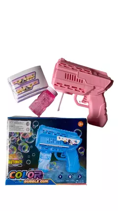 PISTOLA DE BURBUJAS CON COLOR AUTOMÁTICA