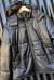 Campera Puffer de Cuero Sintético Negra con Capucha - Locker_ind