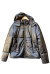 Campera Puffer de Cuero Sintético Negra con Capucha - comprar online