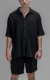 CAMISA NICE LINO [ Negro ] X LUXO