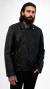 Campera de cuero cruzada SINNER en internet