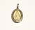 Pingente santo ouro n sra milagrosa oval