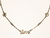 Colar ouro amarelo 18k com topazios - love - comprar online