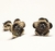 Brincos de ouro amarelo 18k com diamantes - flor - comprar online