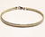 Bracelete de ouro amarelo 18k malha achatada - comprar online