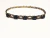 Pulseira de ouro 18k com safiras e diamantes