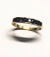 Anel ouro anel ouro meia alianca carre - comprar online