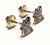 Brincos de ouro amarelo 18k com diamantes - estrela - comprar online