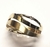 Anel de ouro amarelo 18k com diamantes - fitas na internet
