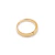 Anel em ouro amarelo 18k fosco com diamantes