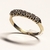 Meia aliança de ouro 18k com diamantes - comprar online