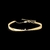 Bracelete de ouro amarelo 18k com diamante - fita