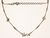 Colar ouro amarelo 18k com topazios - love na internet