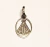 Pingente santo de ouro amarelo 18k de nossa senhora aparecida