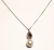 Cordao couro-pedra ouro perola pedra gota bril - comprar online