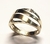 Anel de ouro amarelo 18k com diamantes - fitas - comprar online