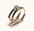 Brinco argola ouro c zirconia gr