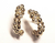 Brincos de ouro amarelo 18k com diamantes - bolinhas