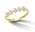 Anel ouro amarelo 18k com pedras topazio incolor