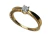 Anel de ouro 18k com diamantes - ilusão