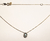 Colar de ouro amarelo 18k oval com esmeralda e diamantes