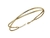 Bracelete de ouro amarelo 18k com diamantes